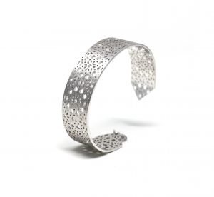 Jaali Silver Cuff