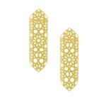 Jaali Gold Plated Earrings