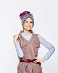 Turban Chic Grey and Purple