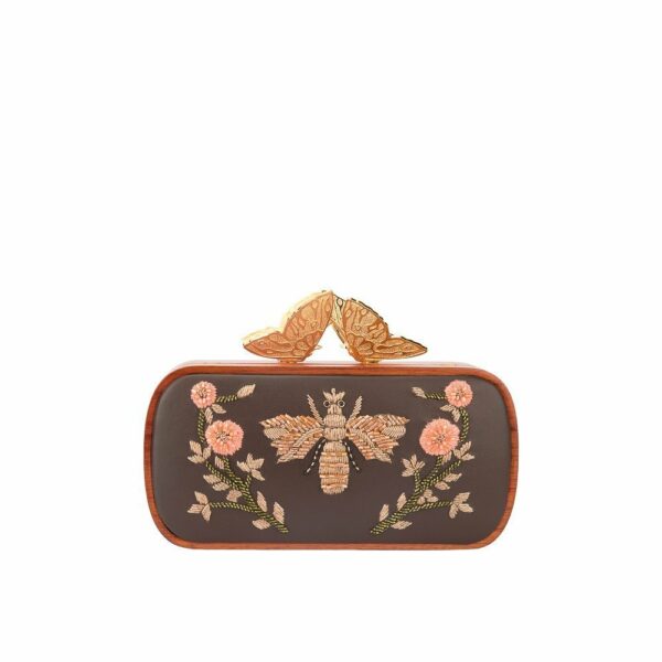 Queen Bee Butterfly Clutch