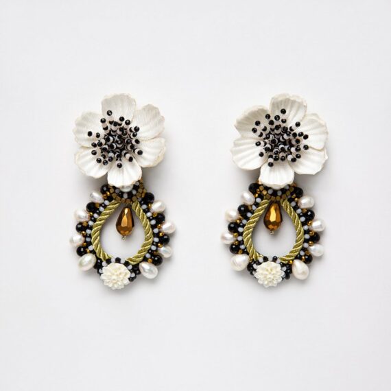 Detachable Flower Earrings