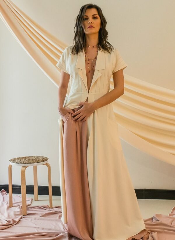 Summer Peach Palazzo Trousers