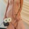 Summer Peach Midi Dress