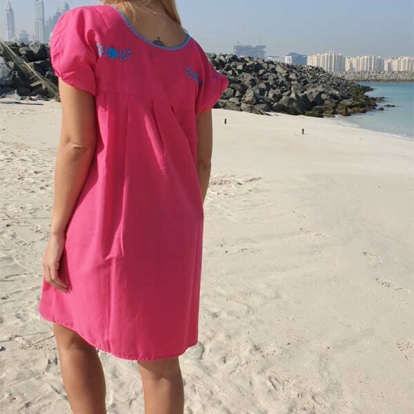 Donaji Short Pink dress3