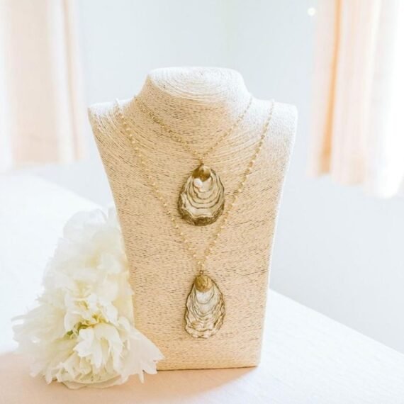 Golden Tide Oyster Necklace » Goshopia: Sustainable Fashion