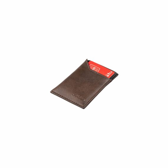 Vegan Card holder - Brown/Black