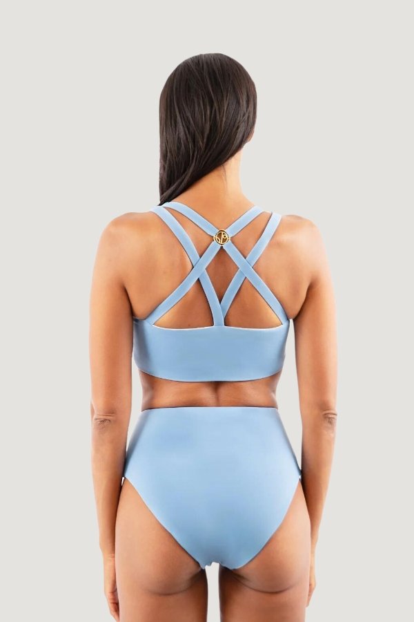 Baby Blue Syros Two Piece Swimwear