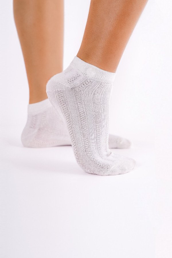 Ankle Socks - 2 Black & 1 White