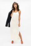 White Calabar Slip Dress