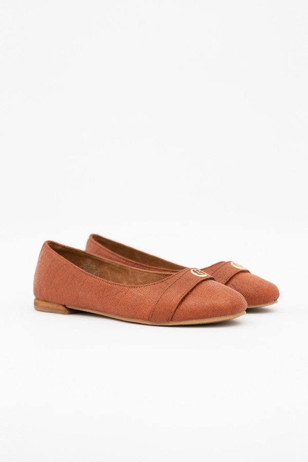 Brown Cape Town Ballerina Flats