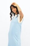 Blue Capri Maxi Dress