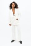 White Havana Oversized Blazer