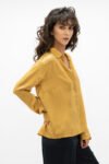 Kobe Gold Silk Blouse