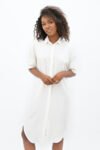 White Seville Midi Dress