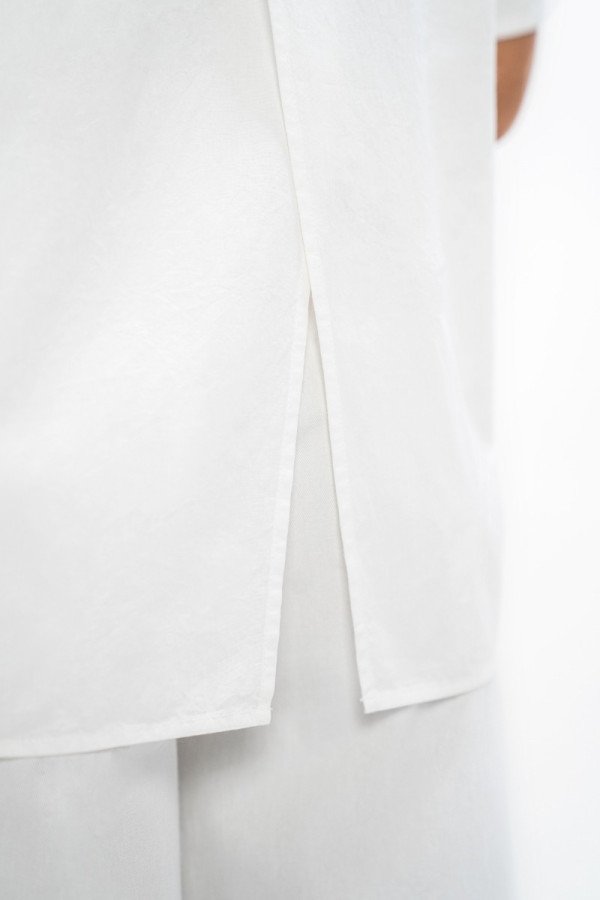 White Vienna Short Sleeves Shirt