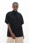 Black Vienna Short Sleeves Shirt