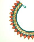 Forest Fire Embera Beaded Necklace
