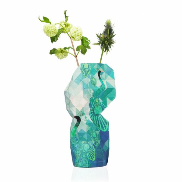Peacock Vase Cover by Pepe Heykoop