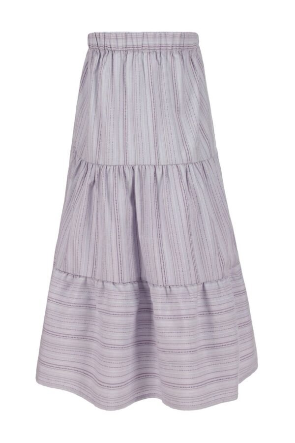 Lavender Tiered Skirt