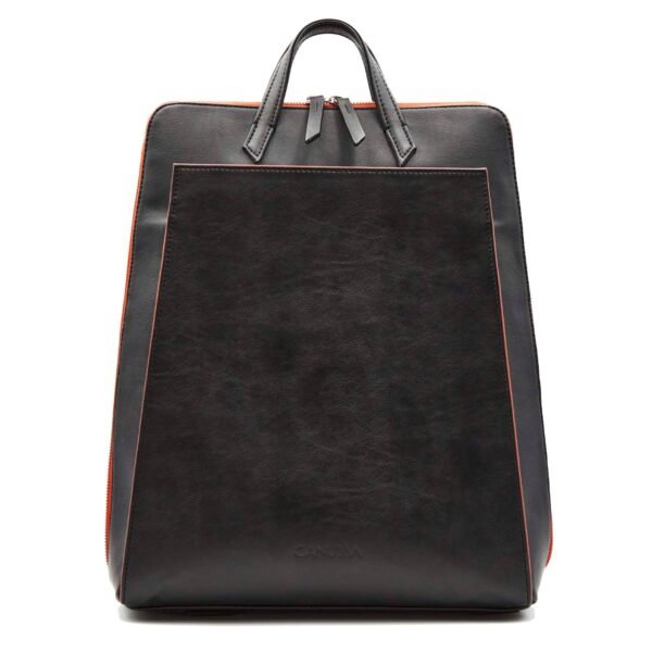 Urban Vegan Laptop Backpack Black/Red