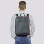 Urban Vegan Laptop Backpack Black/Red