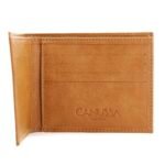 Slim Vegan Wallet -  Camel