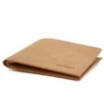 Slim Vegan Wallet -  Camel