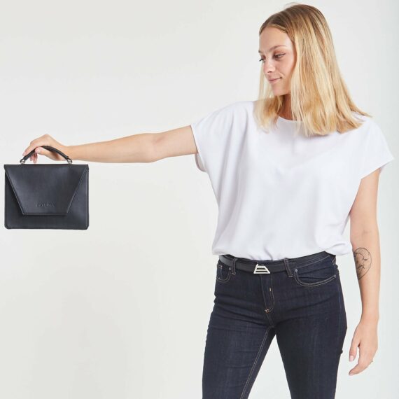 Hybrid Maxi Black - Multifunctional Vegan Bag