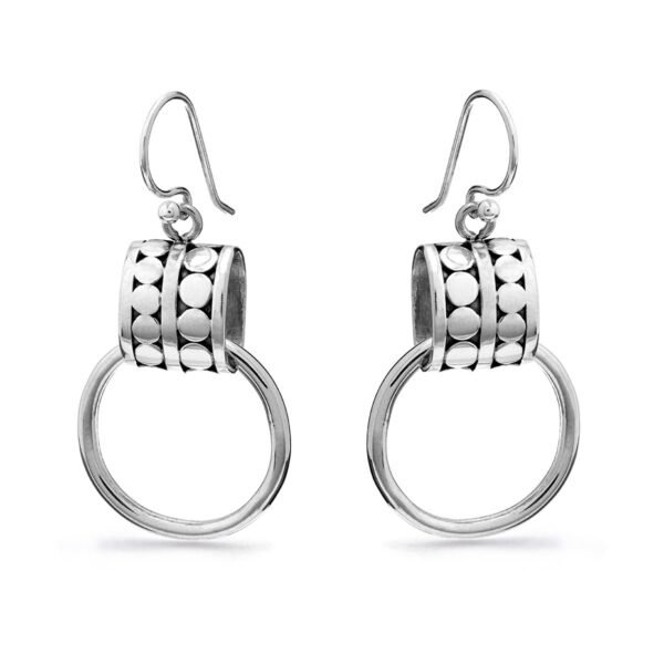 rubaya silver earrings