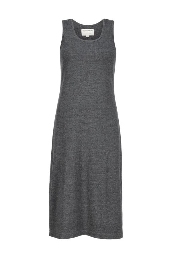 Grey Ribbed Dress