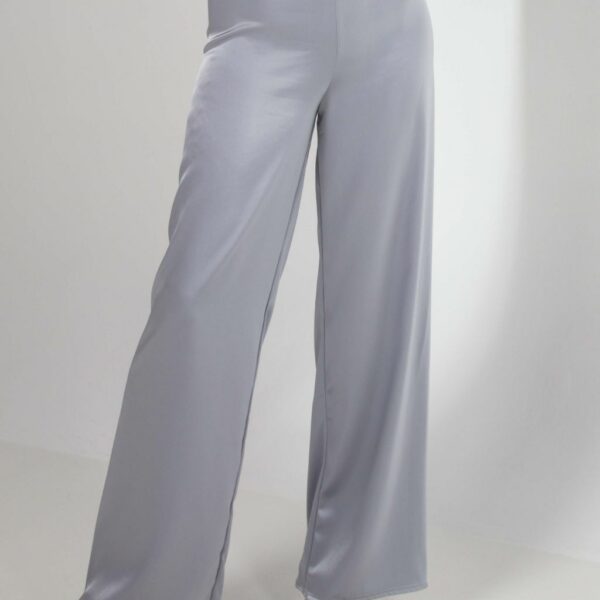 Silver Silk Pants