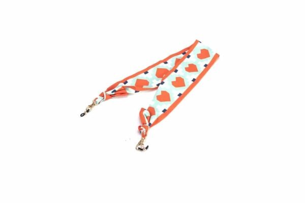 Chafardero Pixel Hearts Glasses Straps