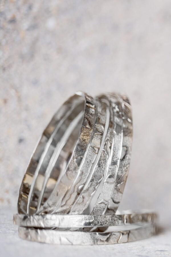 The Gathering Silver Bangles