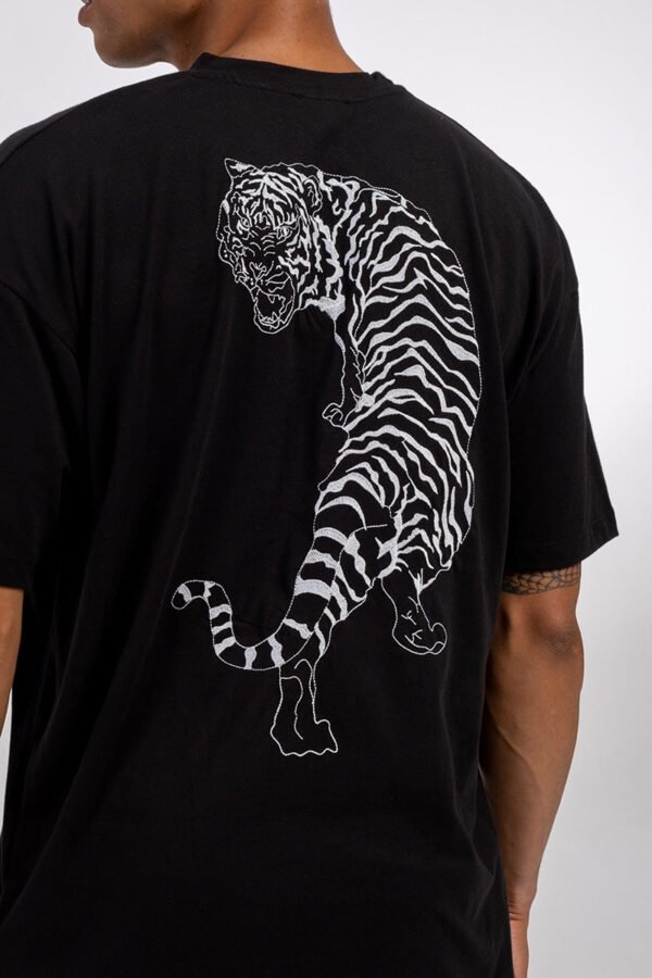 Unisex Tiger Black T-Shirt