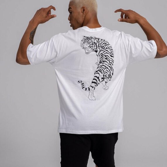 T-Shirt with TIGER print (WHITE)