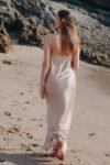 Trench-Kaftan & Slip Dress Set in Sand Colour
