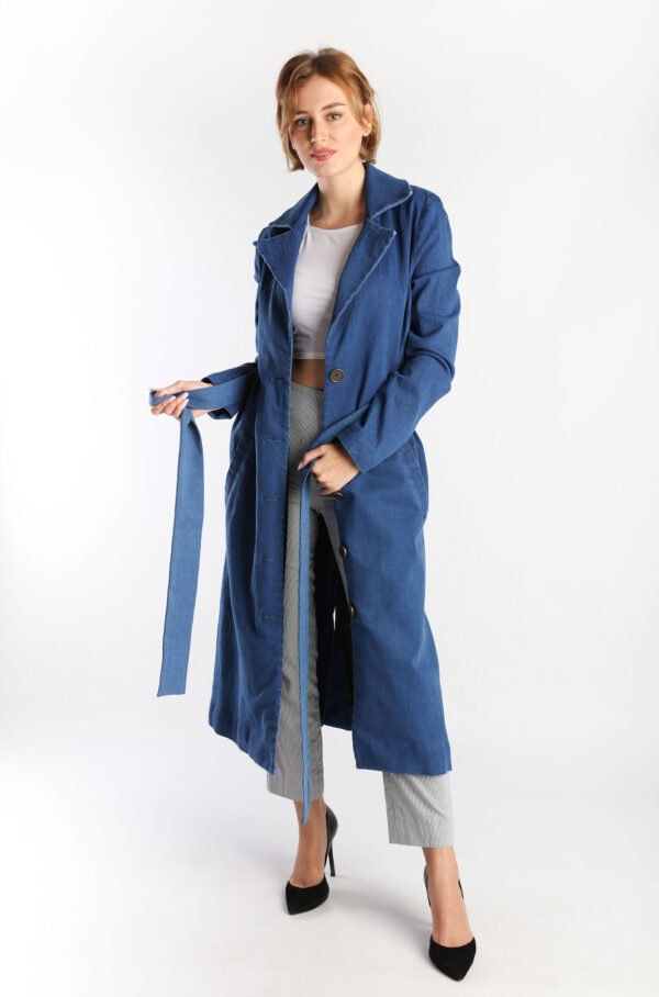 Denim Trench Coat