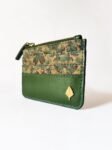 Green Cactus & Cork Leather Iris Cardholder