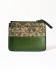 Green Cactus & Cork Leather Iris Cardholder