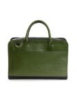 Green & Black Cactus Leather Atlas Laptop Bag 🌵