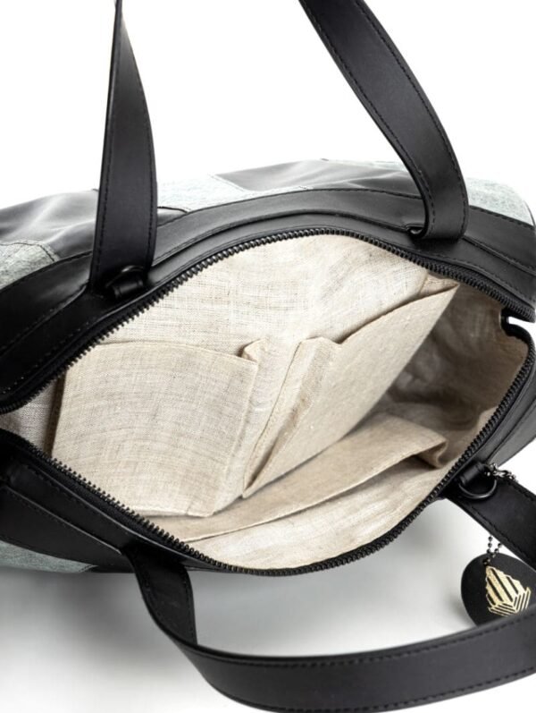 Chloris Apple & Coconut Leather Duffel Bag
