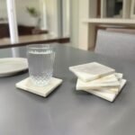 White Marble Coasters (Set of 4)