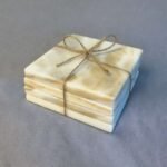 White Marble Coasters (Set of 4)