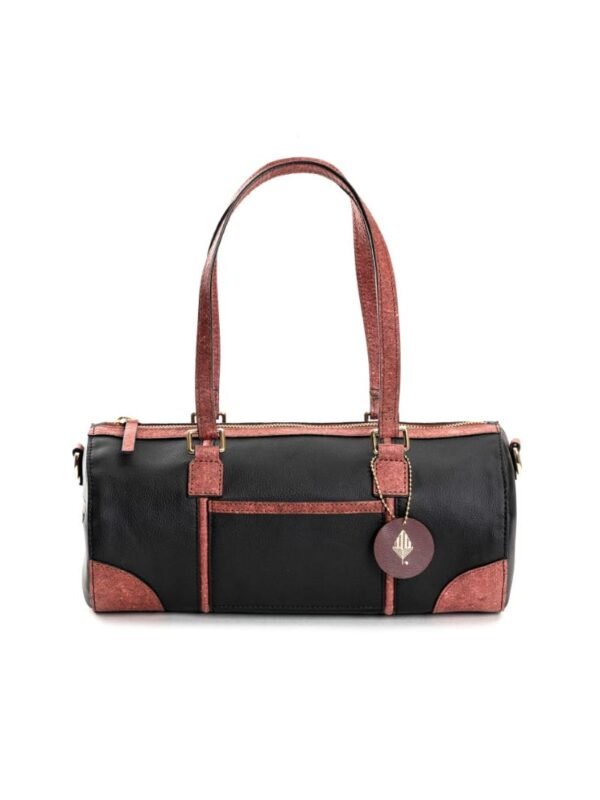 Black & Madder Red Salacia Duffel Bag