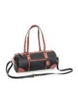 Black & Madder Red Salacia Duffel Bag