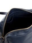 Navy Blue & Caramel Vanadey Apple Leather Bag