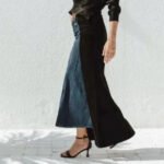 Christina Denim Maxi Skirt