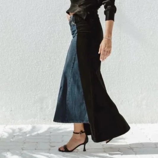 Christina Denim Maxi Skirt