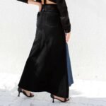 Christina Denim Maxi Skirt