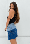 Hanna Denim Mini Skirt